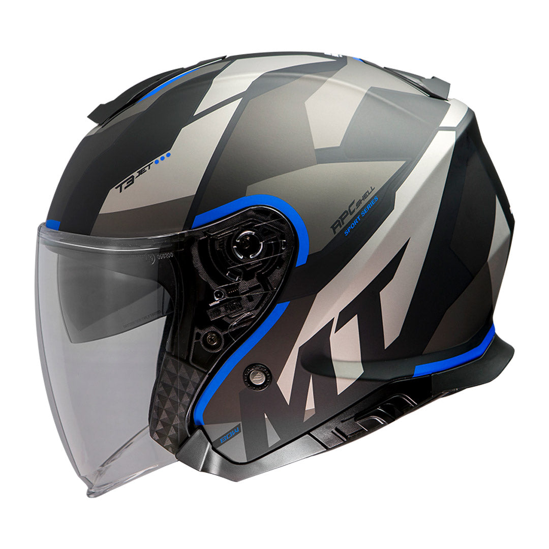 Casco moto lado