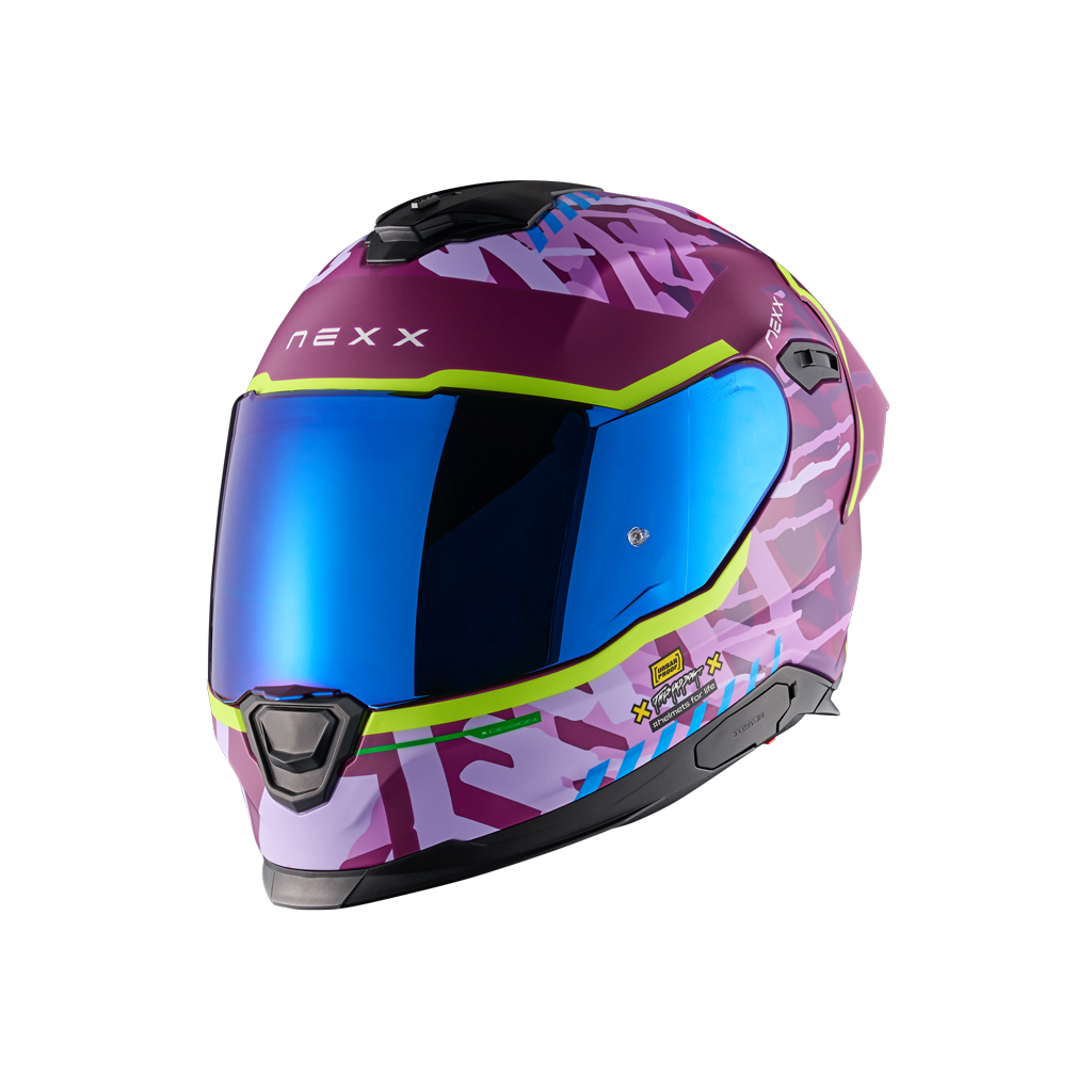 Casco Nexx Y.100R URBANGRAM AUBERGINE