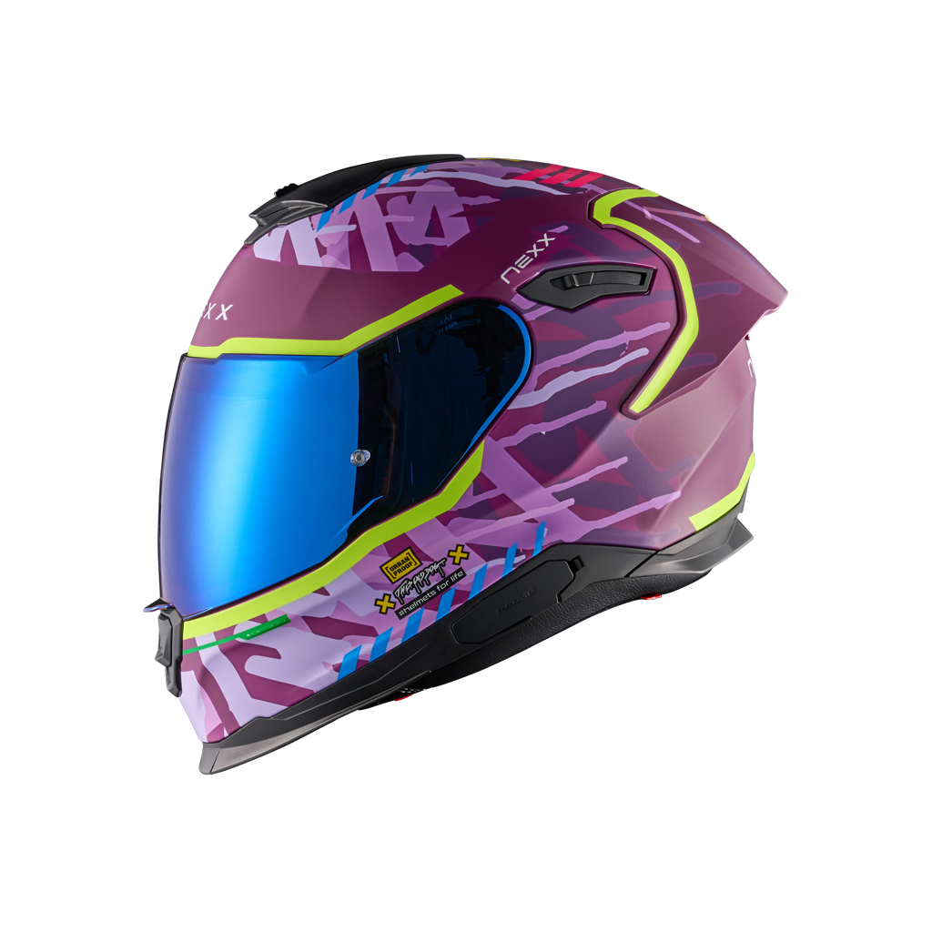 Casco Nexx Y.100R URBANGRAM AUBERGINE