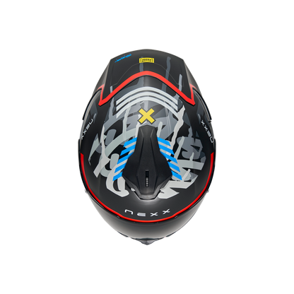 Casco Nexx Y.100R URBANGRAM BLACK RED