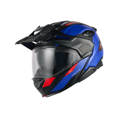 Casco Nexx X.LIFECOUNTRY TERRA BLUE.RED
