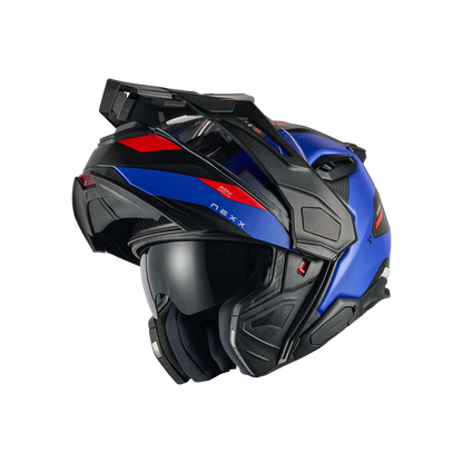 Casco Nexx X.LIFECOUNTRY TERRA BLUE.RED