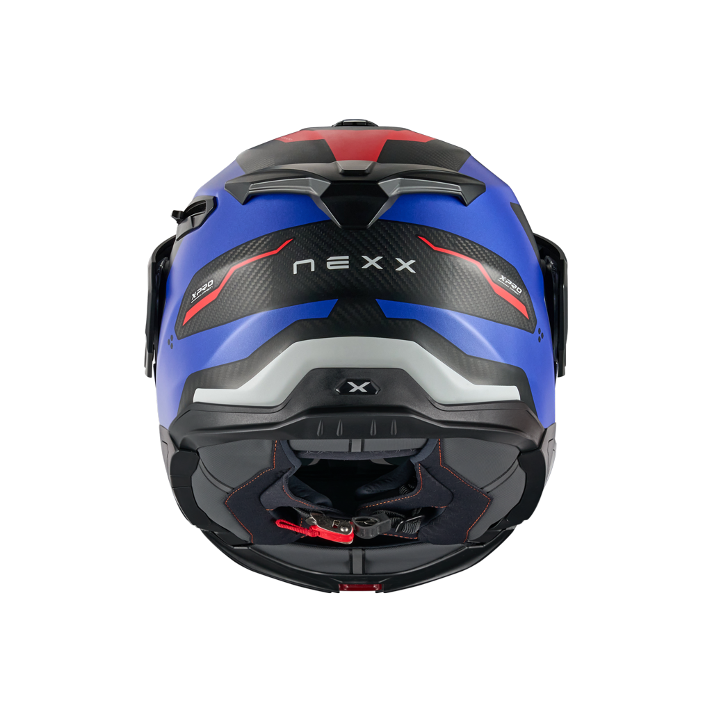 Casco Nexx X.LIFECOUNTRY TERRA BLUE.RED