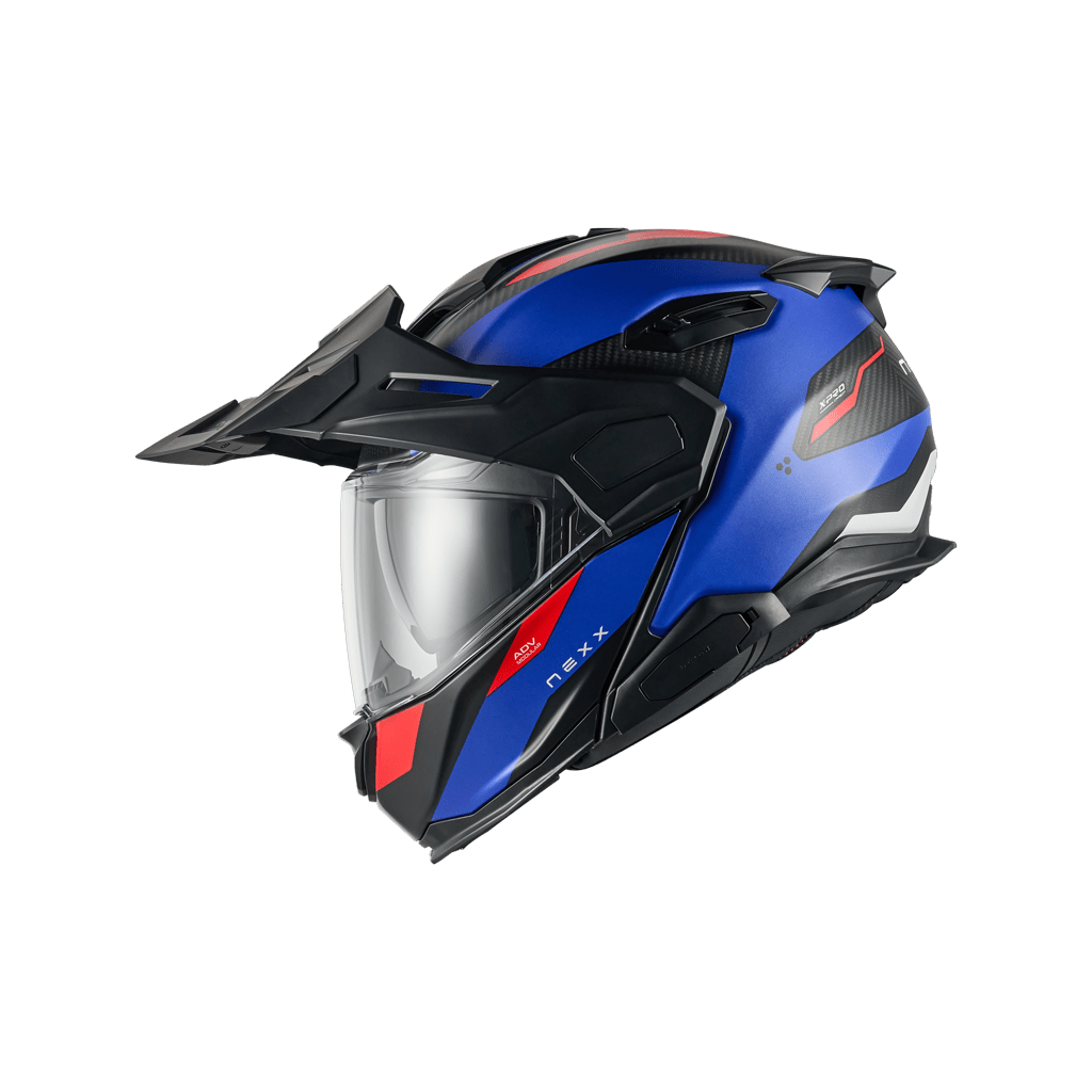 Casco Nexx X.LIFECOUNTRY TERRA BLUE.RED