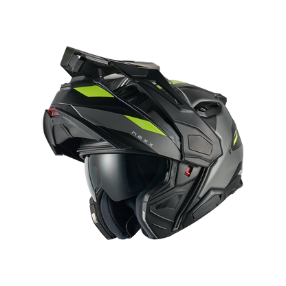 Casco Nexx X.LIFECOUNTRY TERRA GREY.NEON