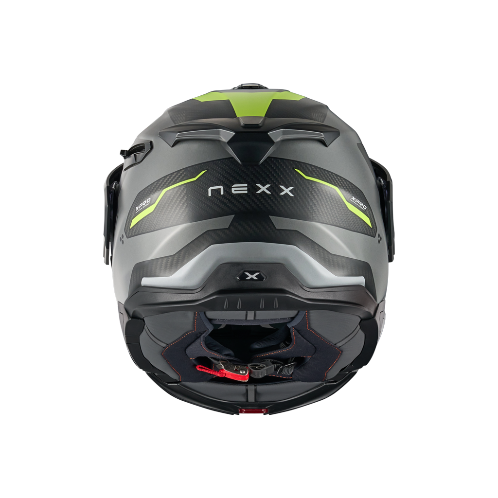 Casco Nexx X.LIFECOUNTRY TERRA GREY.NEON