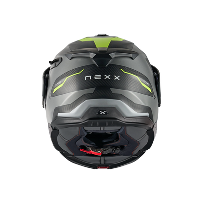 Casco Nexx X.LIFECOUNTRY TERRA GREY.NEON