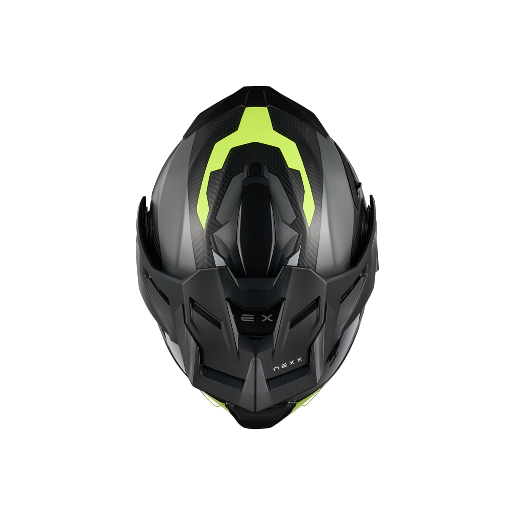 Casco Nexx X.LIFECOUNTRY TERRA GREY.NEON