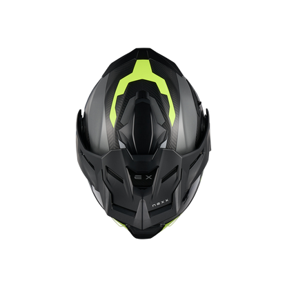 Casco Nexx X.LIFECOUNTRY TERRA GREY.NEON