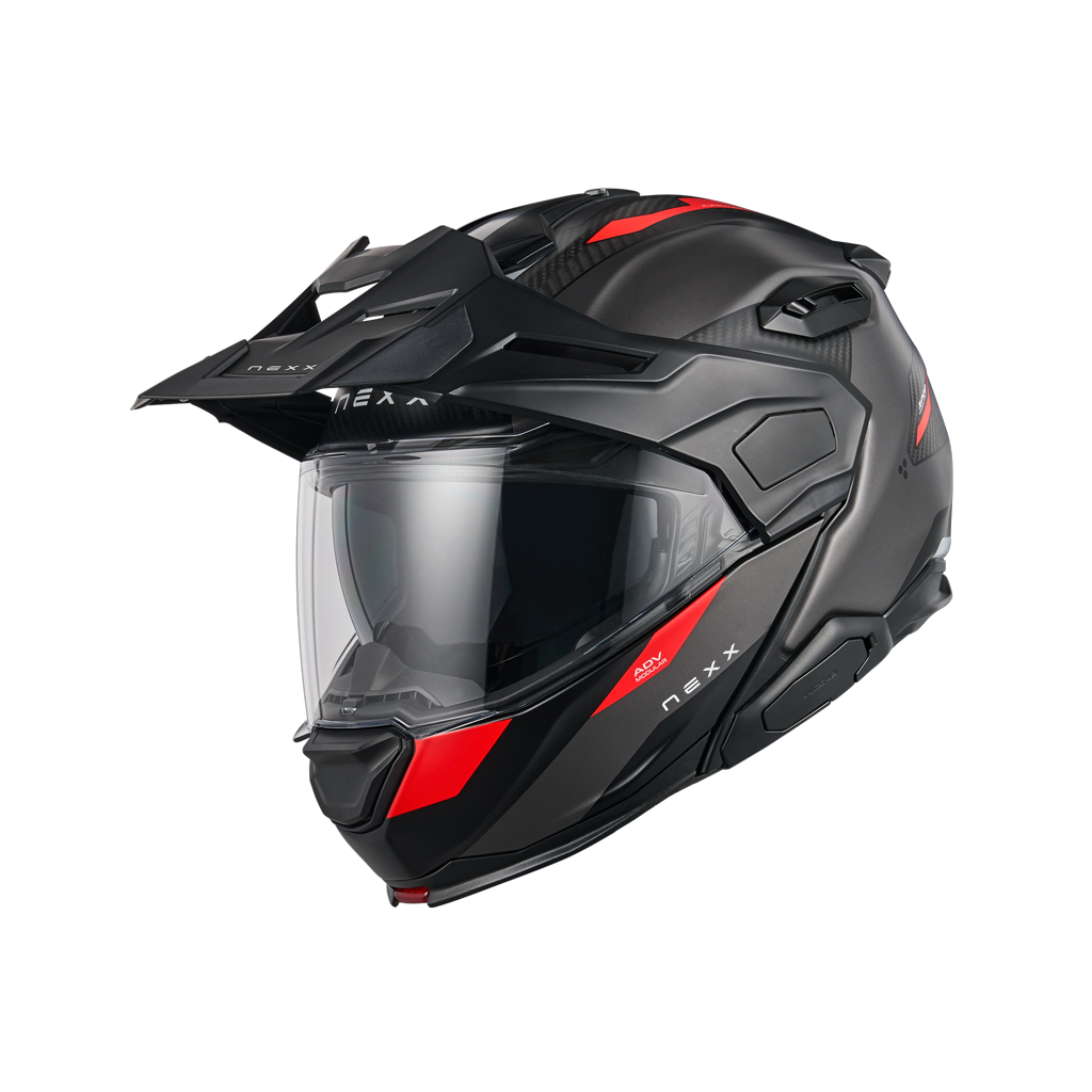 Casco Nexx Casco X.LIFECOUNTRY TERRA GREY.RED