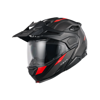 Casco Nexx Casco X.LIFECOUNTRY TERRA GREY.RED