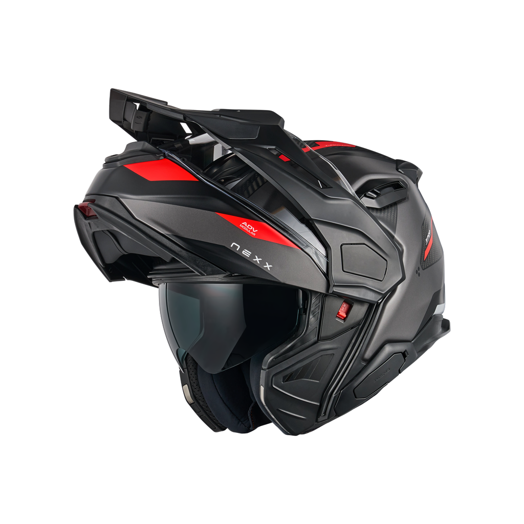 Casco Nexx Casco X.LIFECOUNTRY TERRA GREY.RED