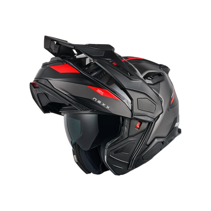 Casco Nexx Casco X.LIFECOUNTRY TERRA GREY.RED