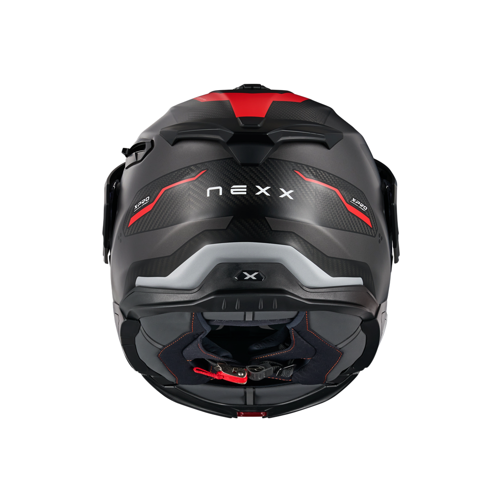 Casco Nexx Casco X.LIFECOUNTRY TERRA GREY.RED