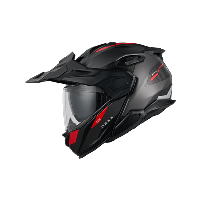 Casco Nexx Casco X.LIFECOUNTRY TERRA GREY.RED