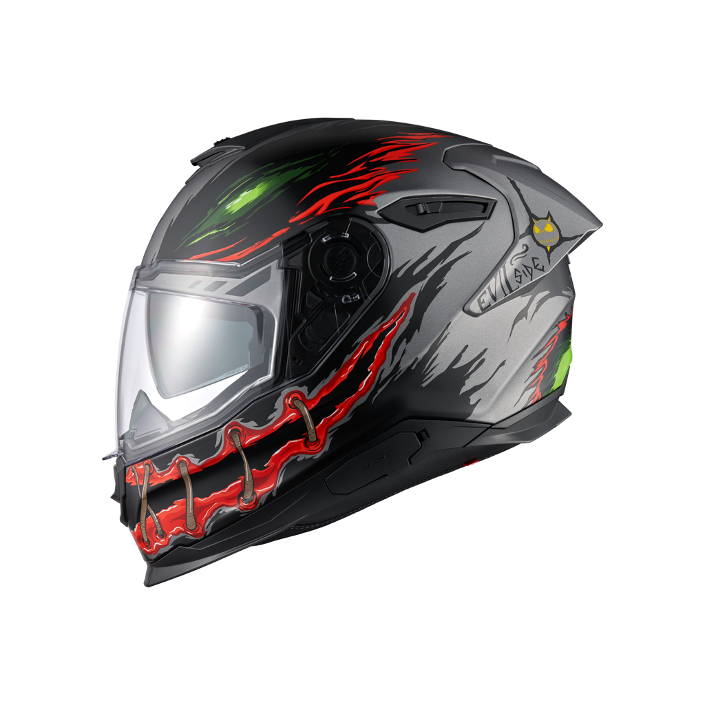 Casco Nexx Y.100R NIGHT RIDER TITANIUM