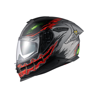 Casco Nexx Y.100R NIGHT RIDER TITANIUM