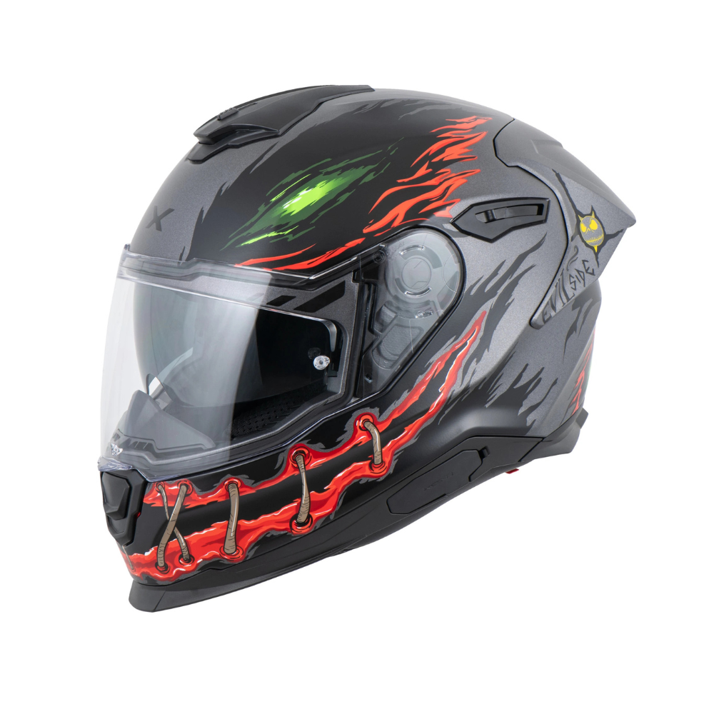 Casco Nexx Y.100R NIGHT RIDER TITANIUM