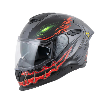 Casco Nexx Y.100R NIGHT RIDER TITANIUM