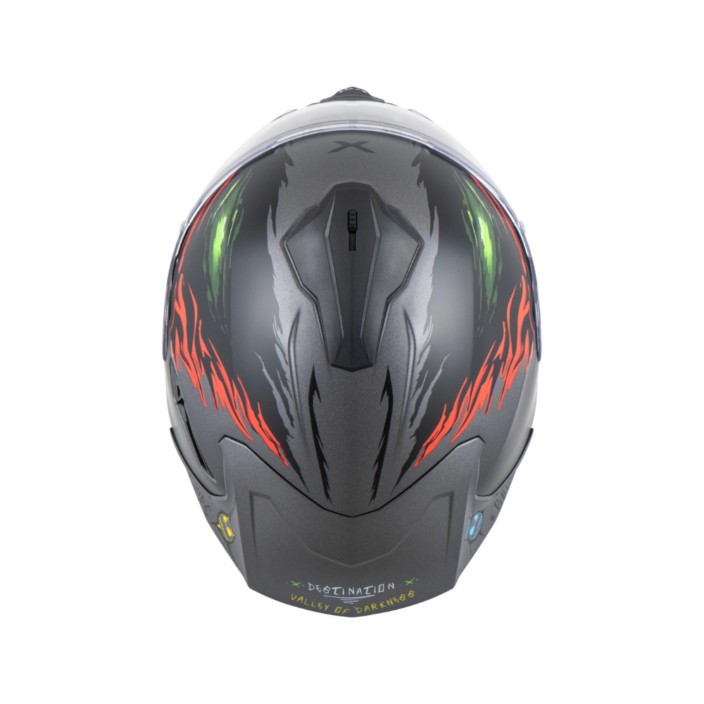Casco Nexx Y.100R NIGHT RIDER TITANIUM