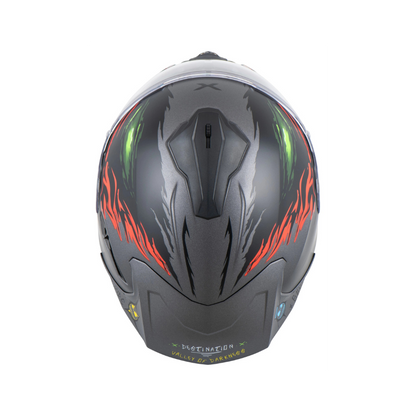 Casco Nexx Y.100R NIGHT RIDER TITANIUM