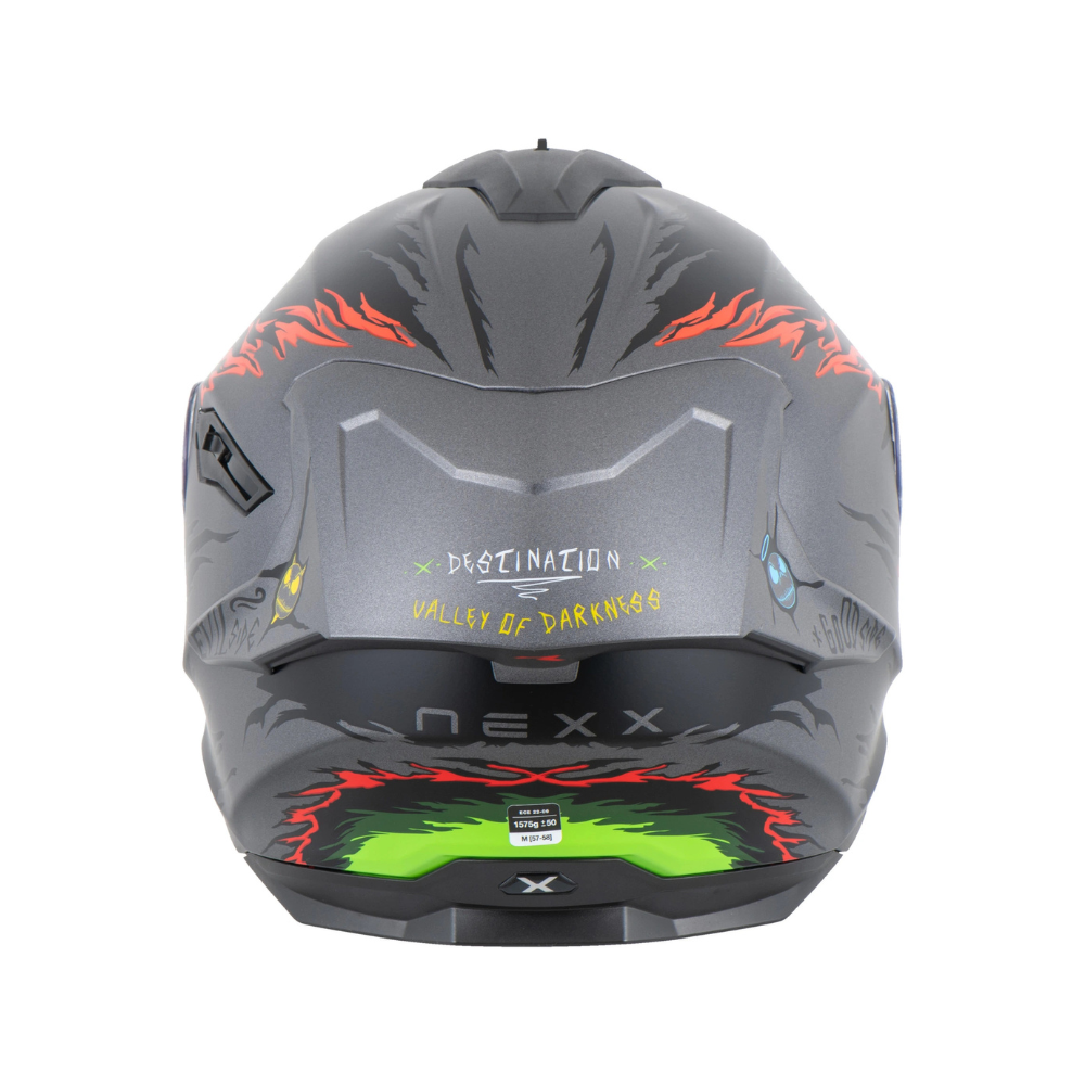 Casco Nexx Y.100R NIGHT RIDER TITANIUM