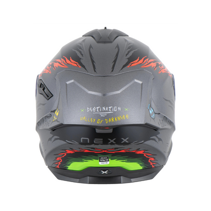 Casco Nexx Y.100R NIGHT RIDER TITANIUM
