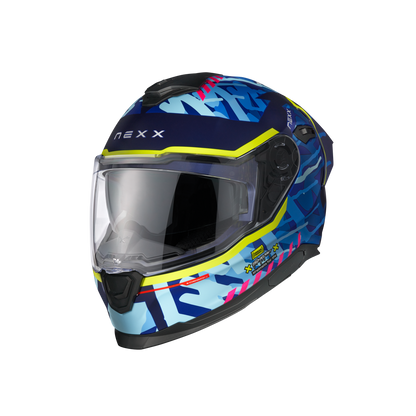 Casco Nexx Y.100R URBANGRAM INDIGO BLUE