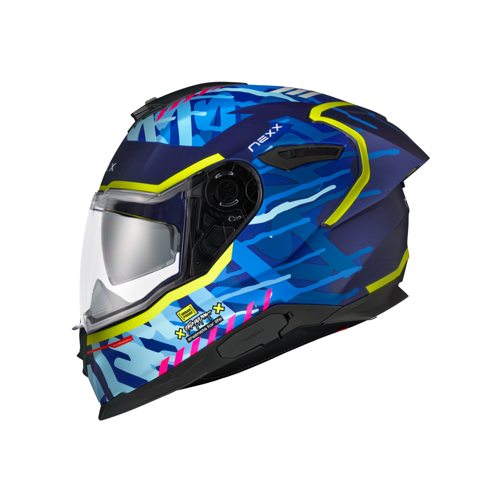 Casco Nexx Y.100R URBANGRAM INDIGO BLUE