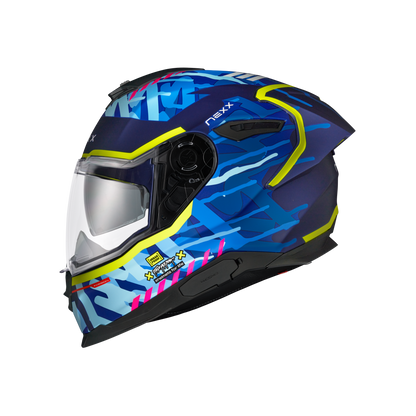 Casco Nexx Y.100R URBANGRAM INDIGO BLUE