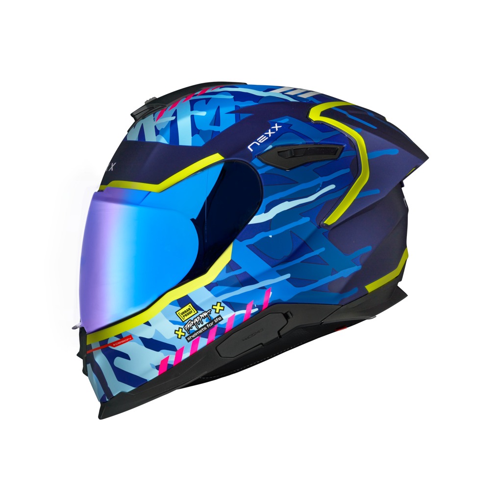 Casco Nexx Y.100R URBANGRAM INDIGO BLUE