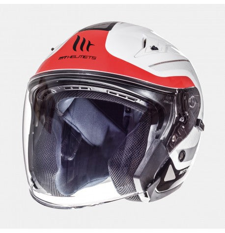 Casco Moto blanco Jet MT
