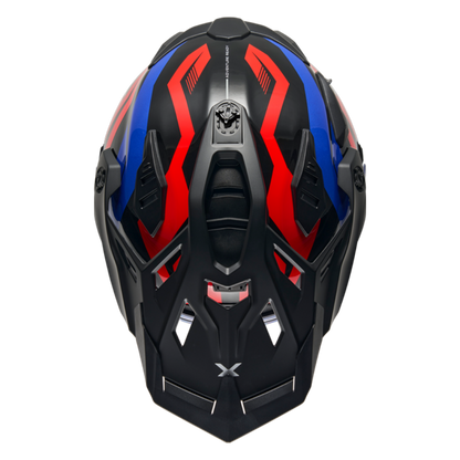 Casco NEXX X.WED3 GOBI RED BLUE