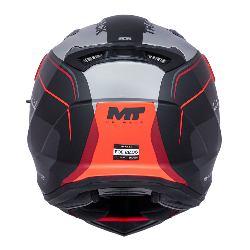 casco MT Track SV rojo mate