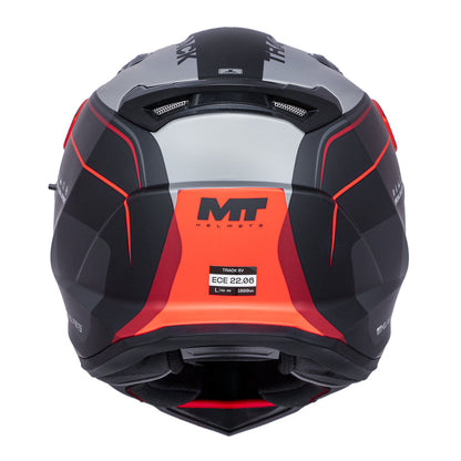 casco MT Track SV rojo mate