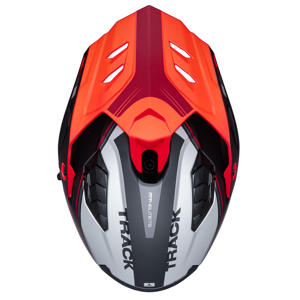 casco MT Track SV rojo mate