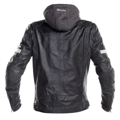 chaqueta moto cuero hombre