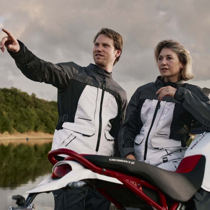 Chaqueta para Moto Richa Infinity 3 Adventure Mujer Gris - Adventure Touring