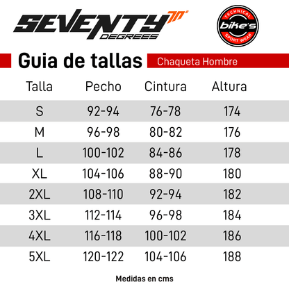 Chaqueta para Moto Seventy SD-JR47 Racing Roja