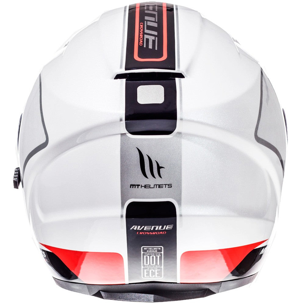 Casco Moto Jet atrás