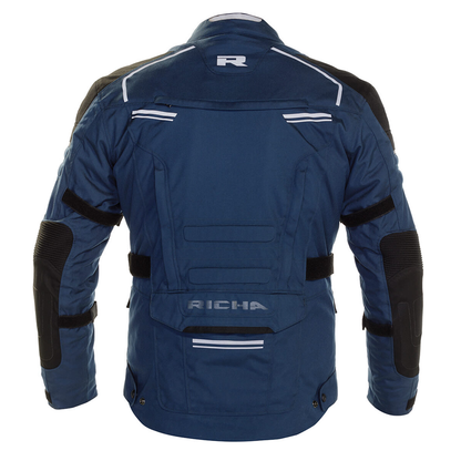 chaqueta moto navy